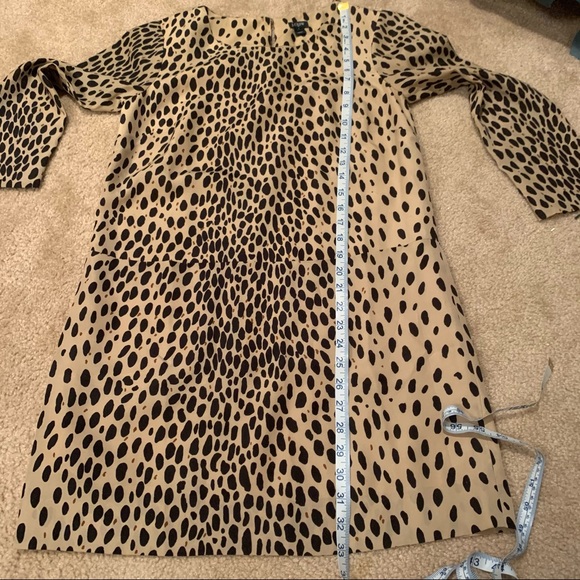 J Crew Factory Leopard Print Shift Dress - Picture 12 of 12